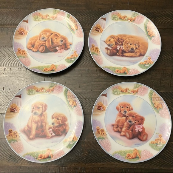 The bradford Exchange 1995 "Paws in play" collectibles - Picture 1 of 9